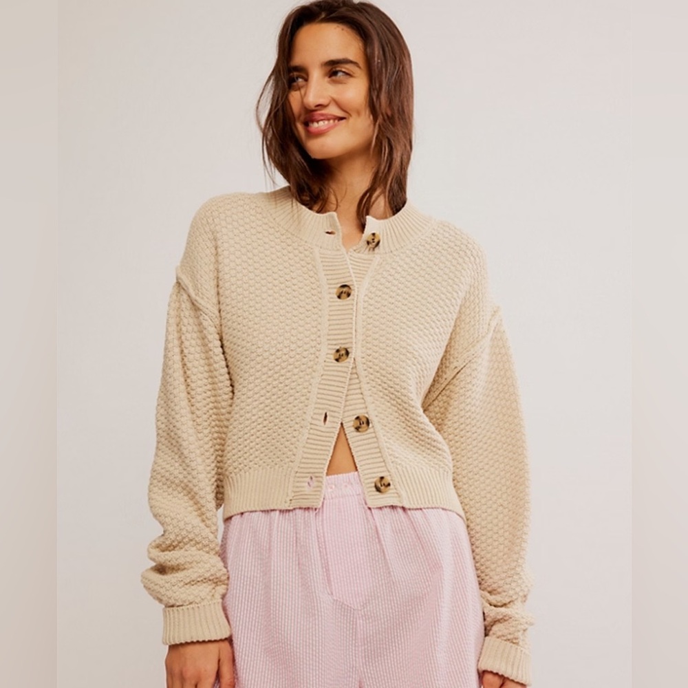 Free People Lila purple cardigan